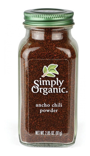 Simply Organic Ancho Chili Powder Organico 81g