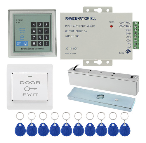 Kit Control Access Puerta Contraseña + Cerradura Magnética 1