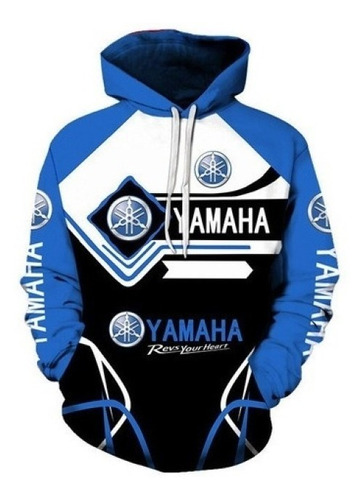 Camiseta Sudadera Con Capucha Yamaha Hombre Envío Gratis