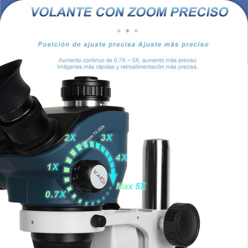 Trinocular Kaisi Tx-350s Con Plataforma Grande