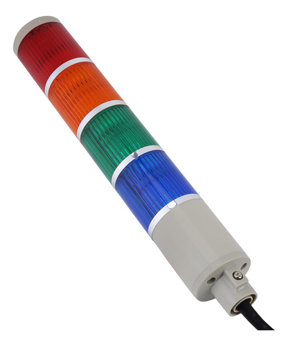 Señal Industrial Warning Stack Con Destello Rojo, Verde, Ama