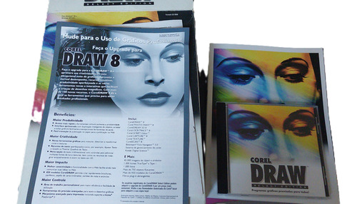 Caixa Cd  Corel Draw 8 Na 