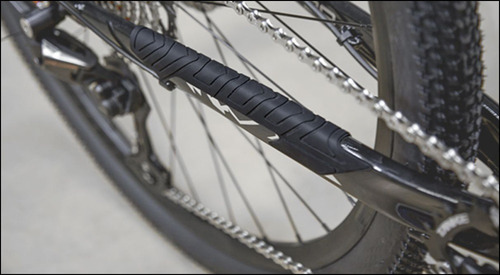 Protector De Cadena Para Cuadro De Bicicleta 22.4cm Negro
