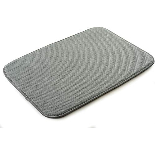 Tapete Secar Platos, 18  X 12 , Gris