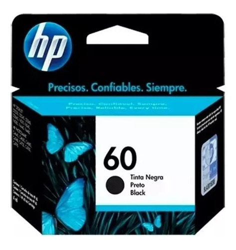  Cartucho Tinta Hp 60 Negro Original Cc640wl Vencido