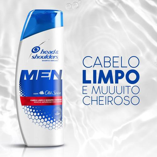 Kit C/ 2 Shampoo Anticaspa Com Old Spice Head & Shoulders