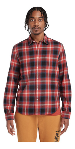 Camisa Manga Larga Timberland Franela Tb0a6s25dw8 Hombre