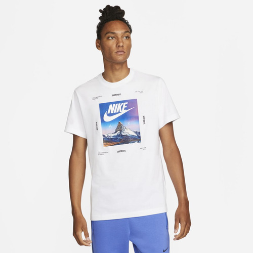 Playera Para Hombre Nike Sportswear Blanco