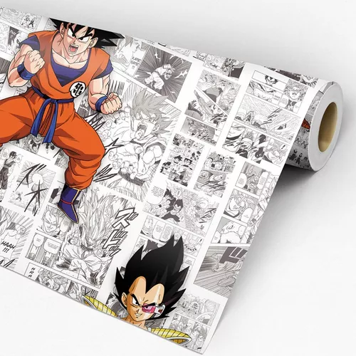 Papel De Parede Adesivo Autocolante Anime Mangá Dragon Ball Super