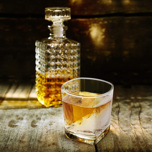 Set De Vidrio De Cuña De Whisky | Whisky A La Antigua | Los