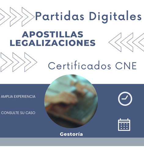 Gestión De Partidas Digitales, Apostillas, Ciudadanias