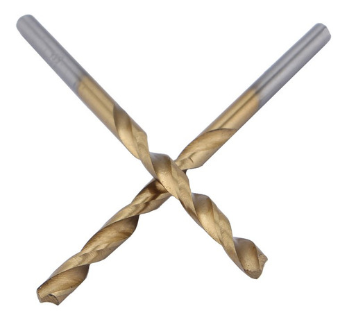 Juego De 50 Brocas Helicoidales Con Vástago Hss Recubierto D