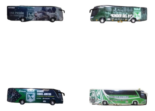 Autobus A Escala Del Atletico Nacional