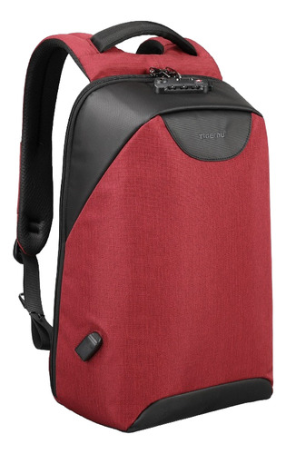 Mochila Tigernu Ejecutiva Para Notebook Rojo T-b3611