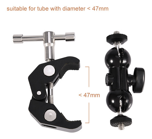 Adaptador De Cabezal Multifunción Ajustable Con Doble Brazo