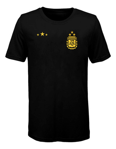 Remera Algodon Camiseta Argentina Golden #10 Maradona