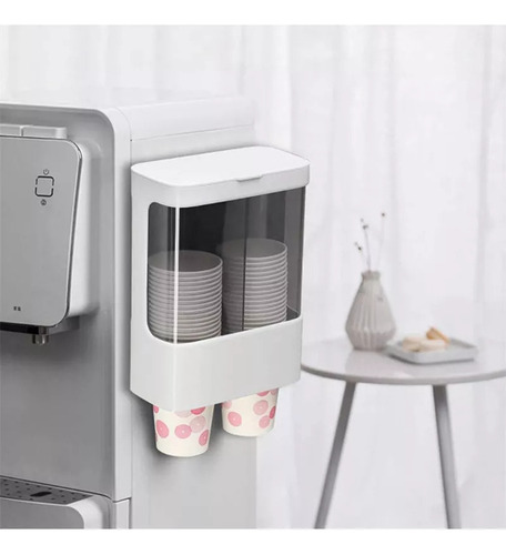 A Dispensador De Copos Descartáveis, Porta-copos, Tubo Duplo