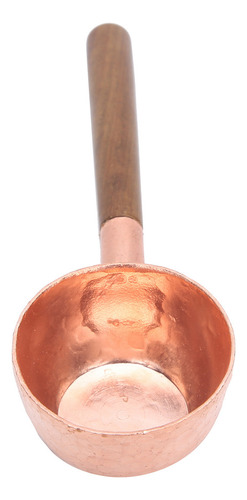 Mz Cuchara For Granos De Café De Nogal Y Cobre Rojo