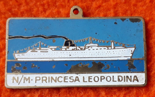 Medalla Barco Navio Mercante Princesa Leopoldina