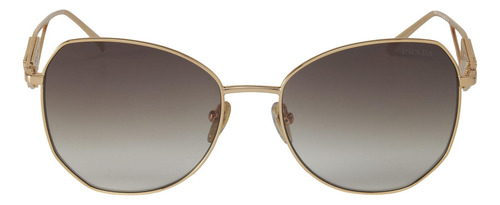 Prada Spr 57ys Zvn-3d0 Butterfly Shape Pale Gold Brown (Usado)