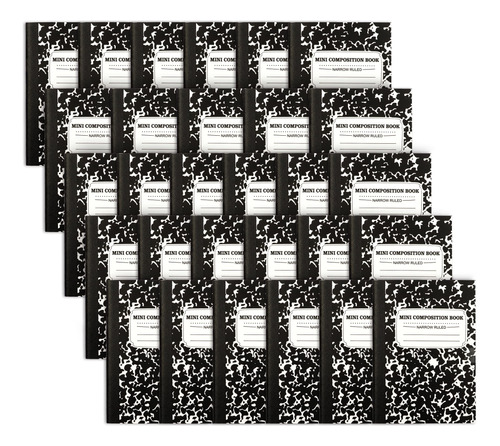 Feela - Mini Cuaderno De Composicin, Bonito Paquete De 30 Li