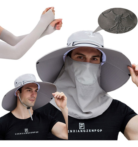 Sombrero Para El Sol Con Uv Protección Para Cuello Y Cara