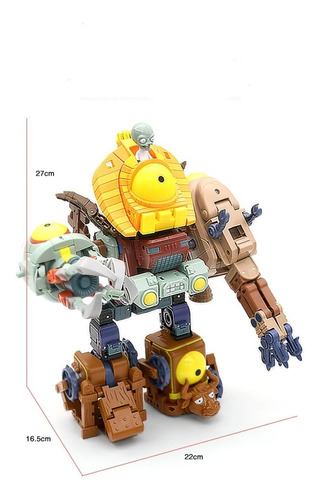 Plantas Vs Zombies - Robot 5 En 1