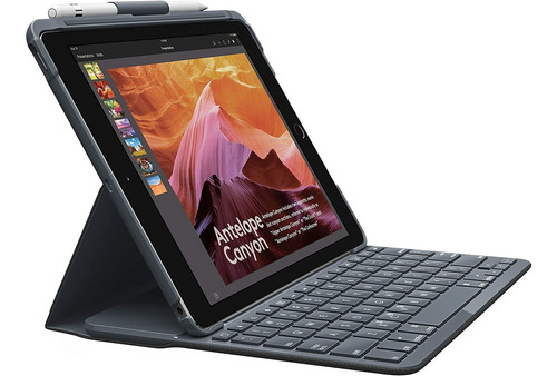 Tablet Keyboard Cases Logitech Slim Folio. Compatible Con...
