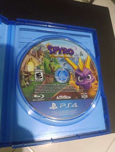 Videojuego Fisico Playstation 4 De Spyro Reignited Trilogy (Usado)
