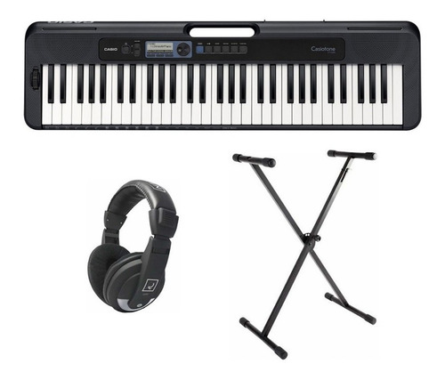 Teclado Organeta Casio Ct-s300  Adaptador + Base + Audifonos