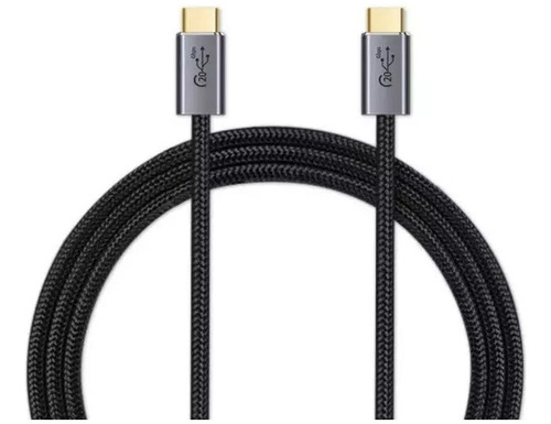 Cable Usb C 3.2 Gen2 1m 20gbs 100w Qc 4.0 Data Pd Video