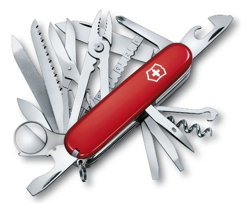 Victorinox Navaja De Bolsillo Swiss Champ, 33 Usos Color Rojo