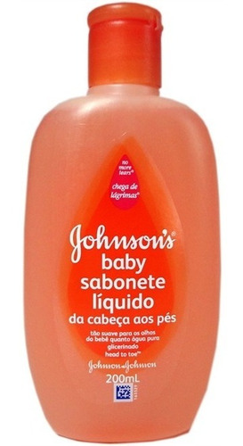 Johnson&#39;s Baby Sabonete Líquido - Das Cabeça Aos Pés 200