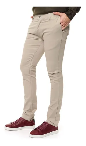 Pantalon de vestir color beige para hombre new arrivals