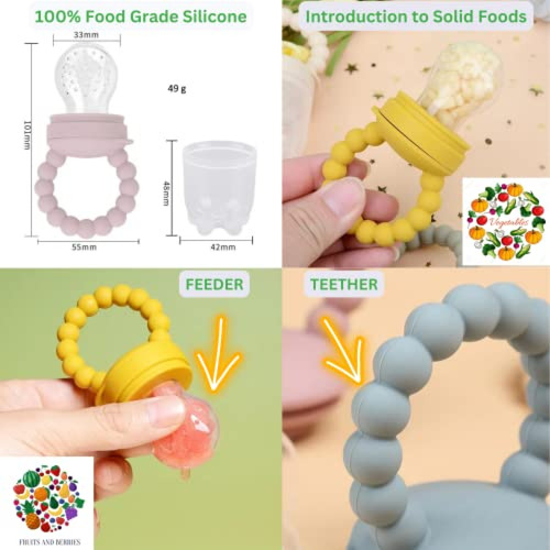 Baberos De Silicona O'doe Baby Led Weaning Supplies, Juego D