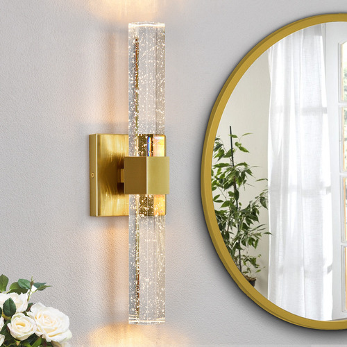 Kaisite Lámpara De Pared Crystal Moderna Para Interiores