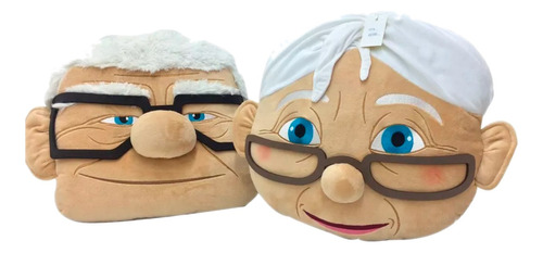 Set X2 Cojines Carl Fredricksen Y Ellie Up 40cm Peluche