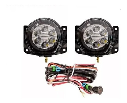 Kit Faros Auxiliares 6 Led Fiat Linea 2009 A 2016 Importado