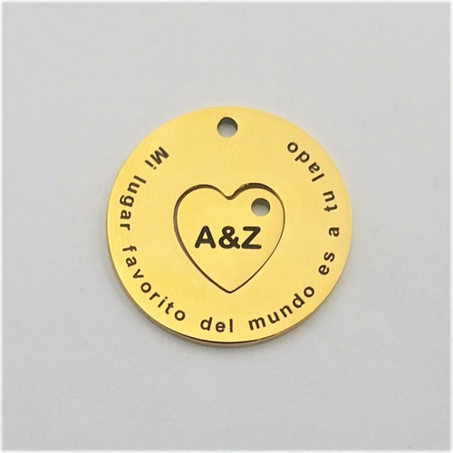 Imagen 2 de 6 de Llavero Parejas Grabado Láser Personalizado 1121