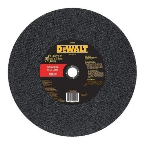 Disco Corte Metal De 14 Dewalt