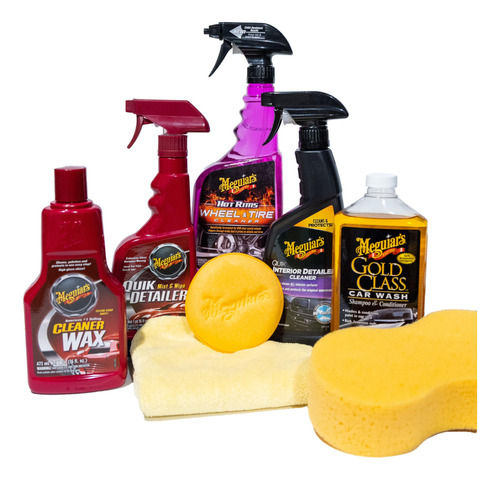 Meguiars - Kit Clásico De Lavado Y Encerado, Paquete De Li.