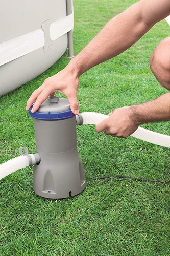 Bomba Filtrante Pileta Lona Inflable 3028 Lt 58386 Bestway C