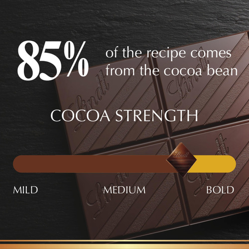 Chocolates Oscuros Lindt Excellence 85% Cacao 100 Gramos Pac