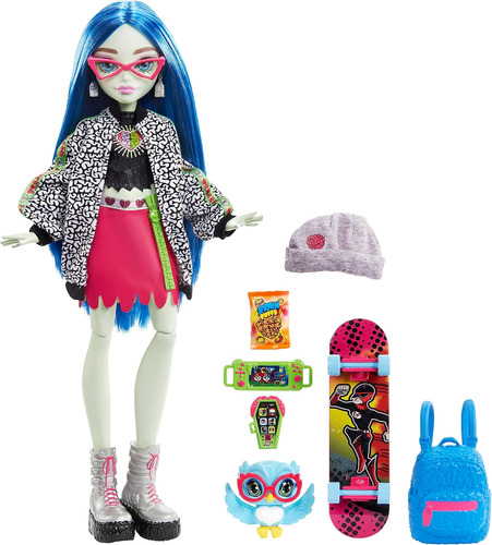 Muñeca Monster High Ghoulia Yelps Con Accesorios