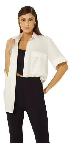 Camisa branca cheap feminina colcci