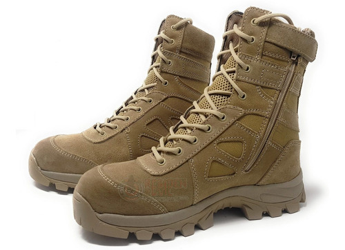Botas Tacticas Hombres Ligeras Kaki Militares Trabajo Rudo