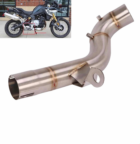 Tubo Medio Eliminador De Catalizador Bmw F850, 750 Gs