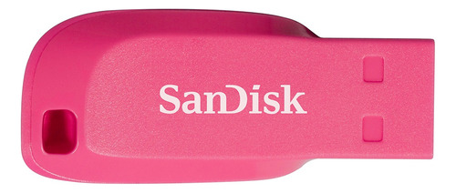 Pendrive SanDisk Cruzer Blade 16GB 2.0 rosa-elétrico