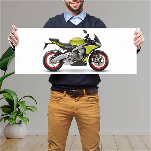 Cuadro 30x80cm Moto Aprilia Tuono 660