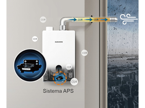 Calentador Instantaneo Navien Premium 3 Servicios. Color Multicolor Tipo De Gas Glp